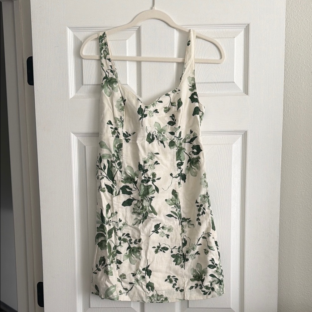 Abercrombie & Fitch Green Floral Dress